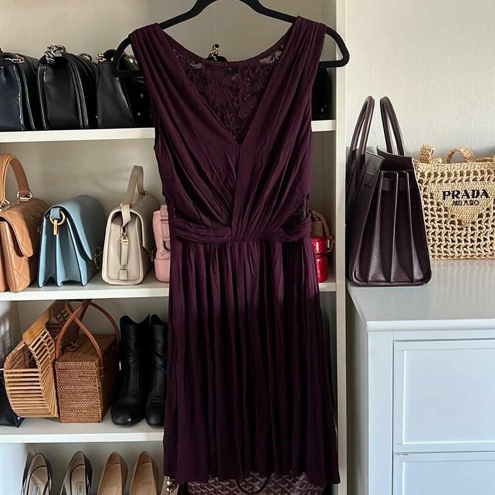 Bailey44 Burgundy Dress